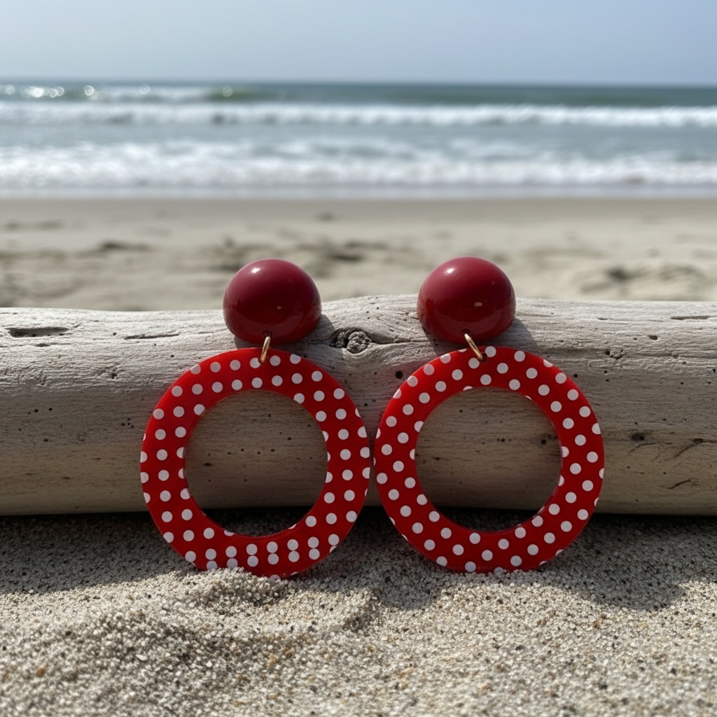 Polka Dot Earrings for Women